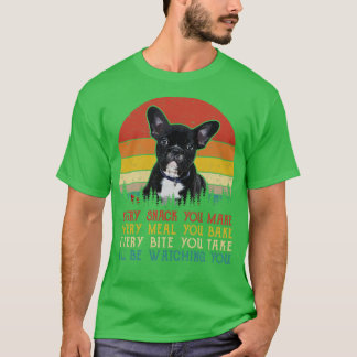 Camiseta Trazer Buldogue Francês Cada Snack Você Faz De Mim