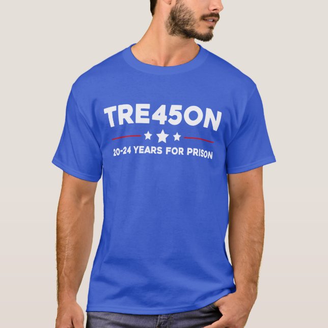 Camiseta TRE45ON Para A Prisão 2024 (Frente)