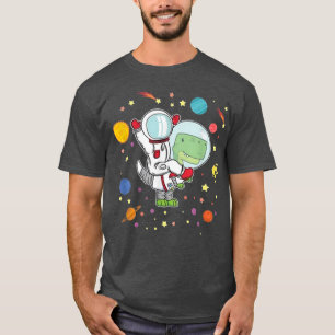 Camiseta TRe Astronaut Kids Dinosaur Spaceman Funny Space 