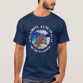 Camiseta Tre Cime di Lavaredo. Dolomés. Itália.