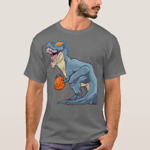 Camiseta Tre Dinosaur Basball Jogador de Beisebol Justo