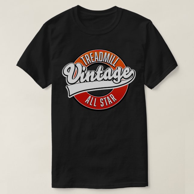 Camiseta Treadmill Vintage All Star (Frente do Design)