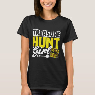 Camiseta Treasure Hunt Girl Hunter Treasures Caçando Tesu