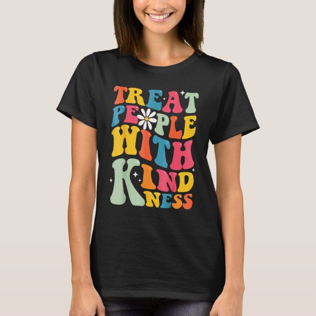 Camiseta Treat People With Kindness Retro TPWK Inspirationa (Frente)