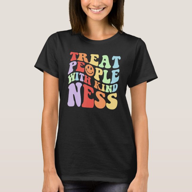 Camiseta Treat People With Kindness TPWK Trendy Preppy 3 (Frente)