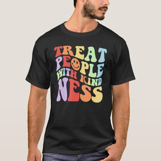 Camiseta Treat People With Kindness TPWK Trendy Preppy 3 (Frente)