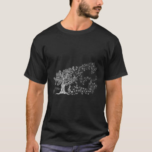 Camiseta Treble Clef Tree Music