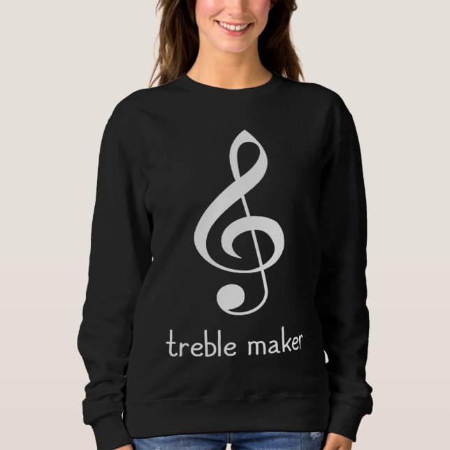 Camiseta Treble maker  Clef Piano (Frente)