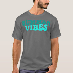 Camiseta Trecho de Surf da praia de Summer Vibes Fun Summer