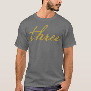 Camiseta Trecho Dourado da Tipografia Mínima de Presente de