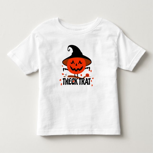 Camiseta Treck Trat Pumpkin sorrindo (Frente)