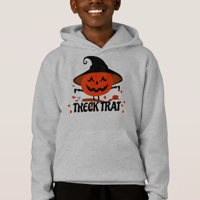 Camiseta Treck Trat Pumpkin sorrindo (Frente)