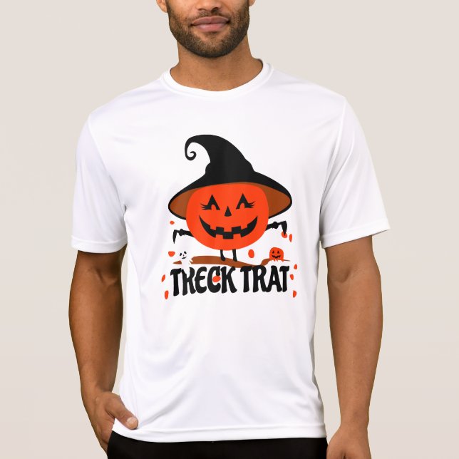 Camiseta Treck Trat Pumpkin sorrindo (Frente)