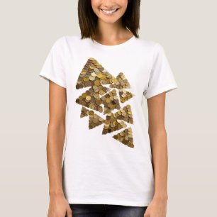 Camiseta TREE Dourado Snappy Design Personalizado