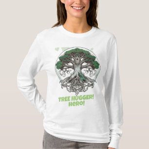 Camiseta Tree Hugger - Consciência Ambiental