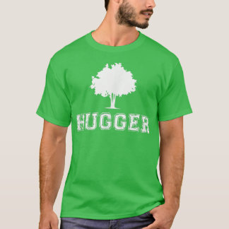 Camiseta Tree Hugger Green Environment Nature Engraçado Pre