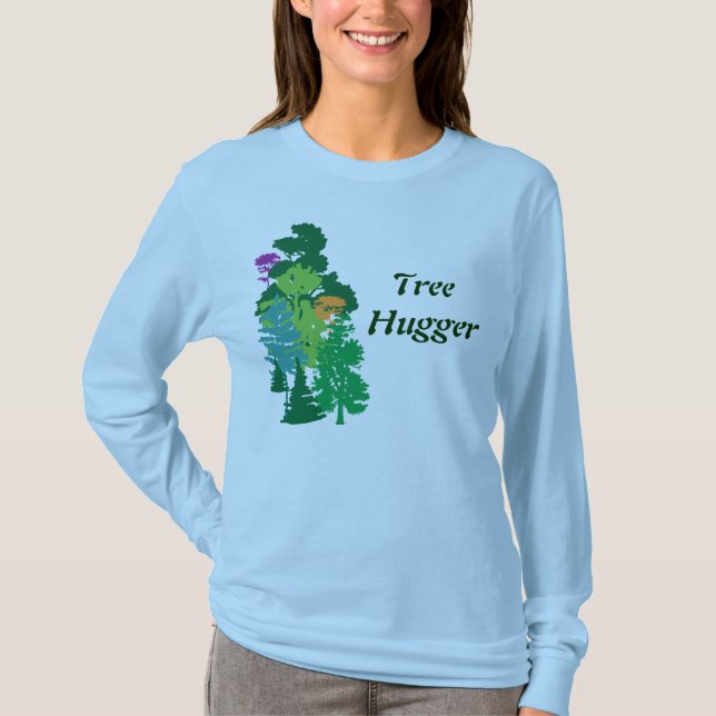 Camiseta Tree Hugger - Tree Green - Dizendo Arte (Frente)