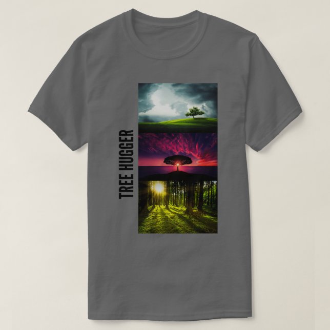 CAMISETA TREE HUGGGER (Frente do Design)