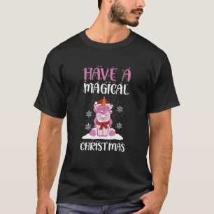 Camiseta Tree Santa Claus Xmas Unicorn Tem Um Chris Mágico