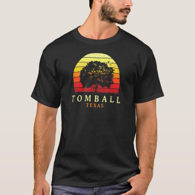 Camiseta Tree Texas Bur Oak Fo (Frente)