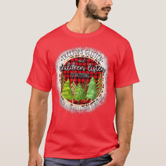 Camiseta Treetops Ghear E Crianças Ouvem Nada Ch