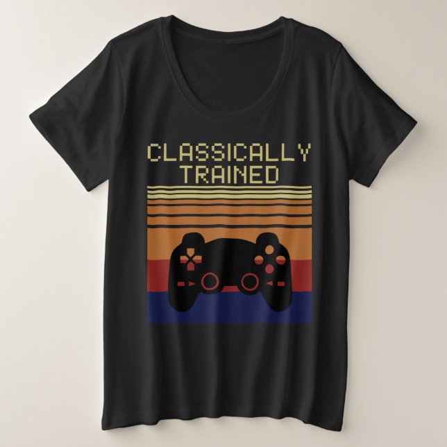 CAMISETA TREINADO CLÁSSICAMENTE (Frente do Design)