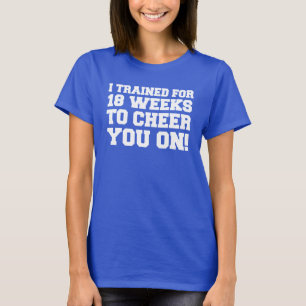 Camiseta Treinado por 18 semanas ao elogio o sobre