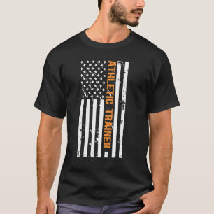 Camiseta Treinador atlético de bandeira dos EUA Formação at