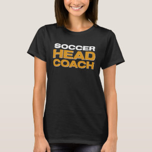 Camiseta Treinador Chefe da Equipe de Futebol