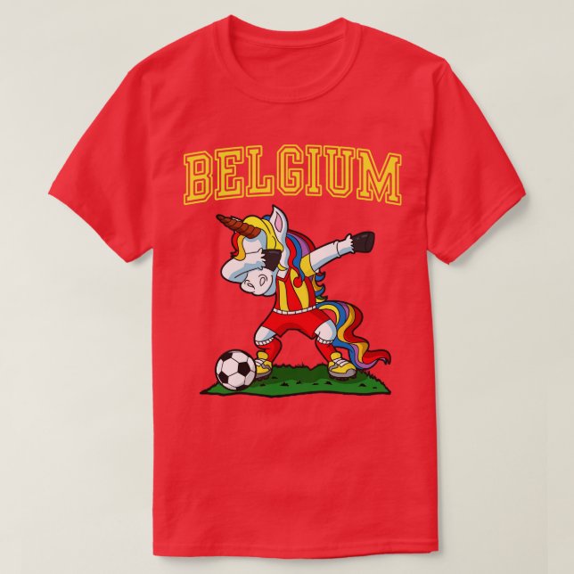 Camiseta Treinador da Equipe do Unicorn na Bélgica (Frente do Design)