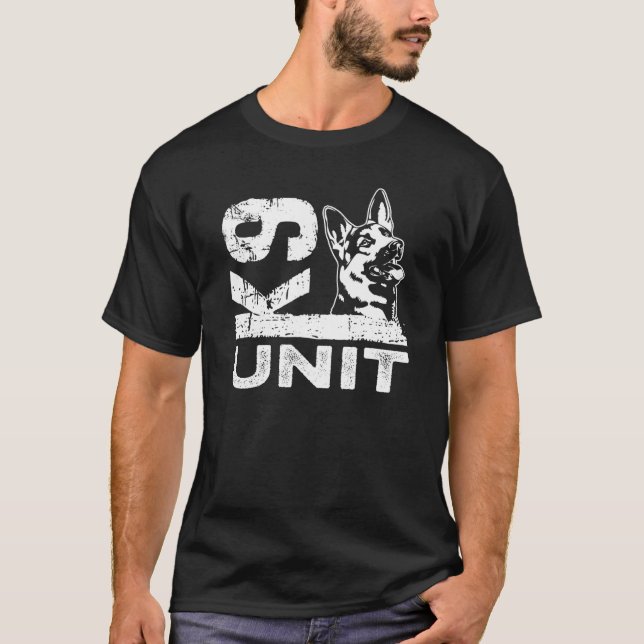 Camiseta Treinador da Polícia K9 3 (Frente)
