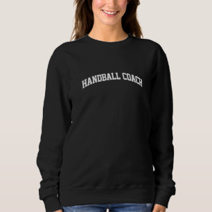 Camiseta Treinador de Andebol Vintage Escola de Esporte Gym