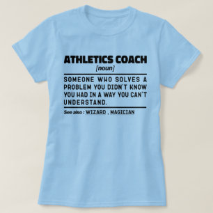 Camiseta Treinador de atletismo Nova Definição de Treinador