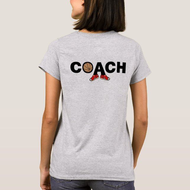 Camiseta Treinador de Basquete (Verso)