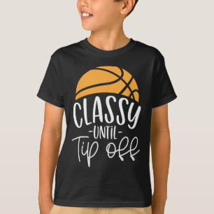 Camiseta Treinador de Basquete Clássico até Ponta-Fora