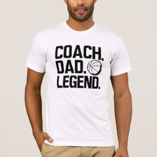 Camiseta Treinador de basquete - Lente de Pai de treinador