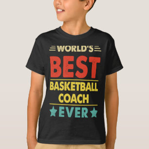 Camiseta Treinador de Basquete Mundos Treinador de Basquete