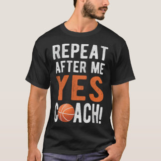 Camiseta Treinador de basquete orgulhoso oferece basquete