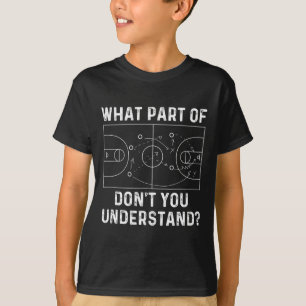 Camiseta Treinador de basquete, que parte do que você não e