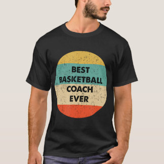 Camiseta Treinador de basquetebol Shirt Melhor treinador de
