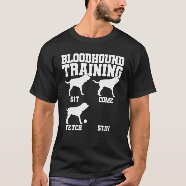Camiseta Treinador de Cachorro de Sangue (Frente)