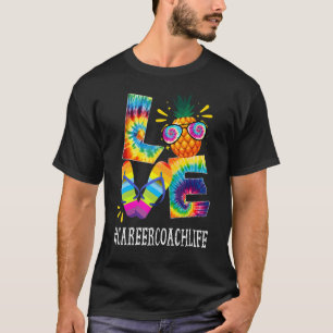 Camiseta Treinador de Carreira Amor Abacaxi Verão Desligado