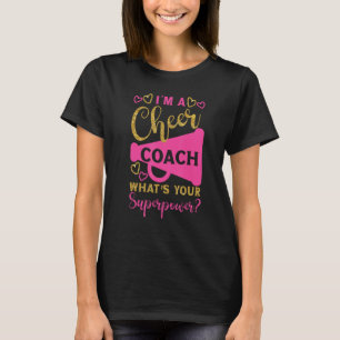 Camiseta Treinador De Cheerhead Que Sou Um Treinador De Saú