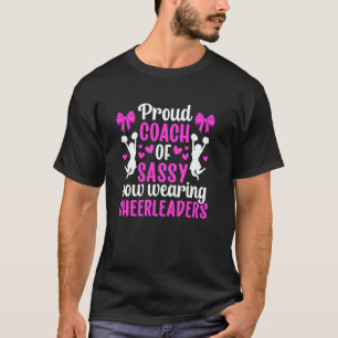 Camiseta Treinador de Cheerleader Orgulhoso Treinador de Ch