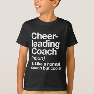Camiseta Treinador de Cheerleading Definição Esportes Trein