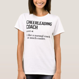 Camiseta treinador de cheerleading ditado engraçado_850