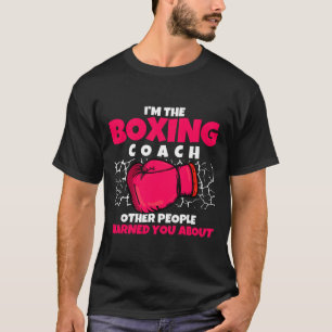 Camiseta Treinador de Clube de Boxe de Pugilista Kickboxing