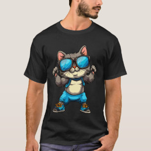 Camiseta Treinador de condicionamento físico de gato gato