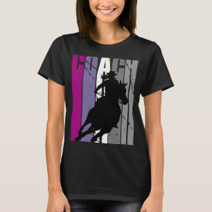 Camiseta Treinador de CowGirl Instrutor Cow Girls Roda Hora