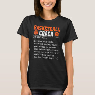Camiseta Treinador de definição de treinador de basquetebol